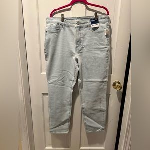 Light blue high rise jeans